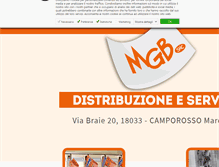 Tablet Screenshot of mgbservizi.com